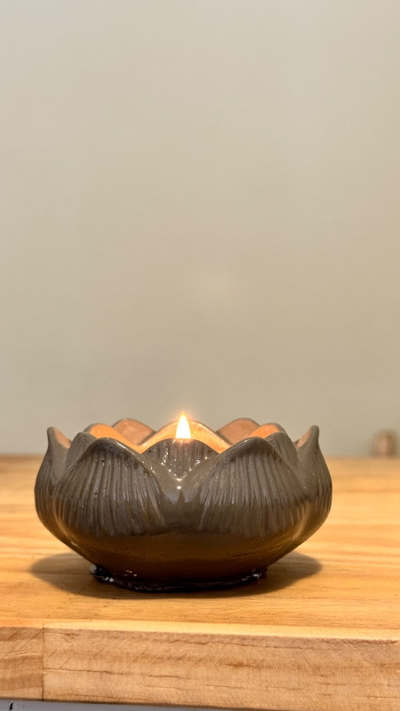 PORTA VELA FLOR DE LOTO 
