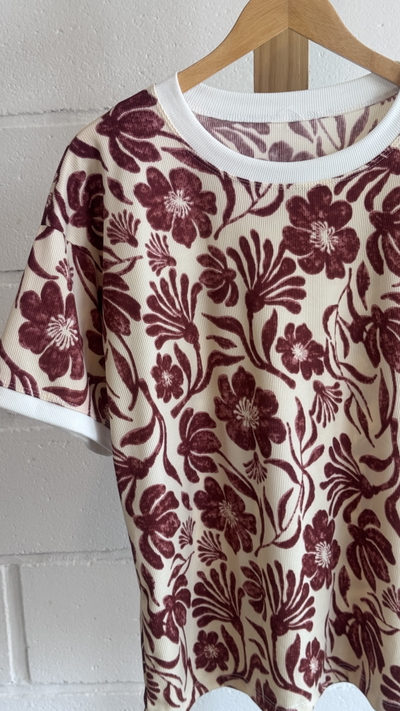 REMERAS CON ESTAMPA DE FLORES MORLEY 