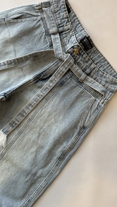 JEANS BAGGI CON LAZZO