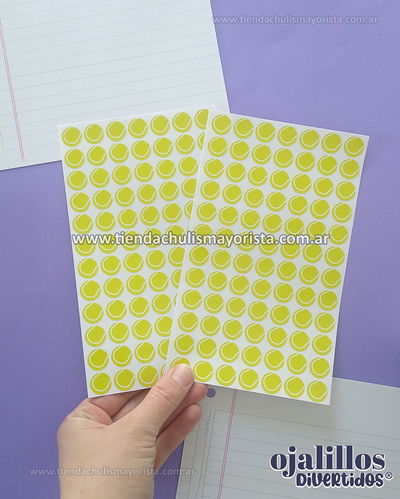 Ojalillos divertidos pelota tenis