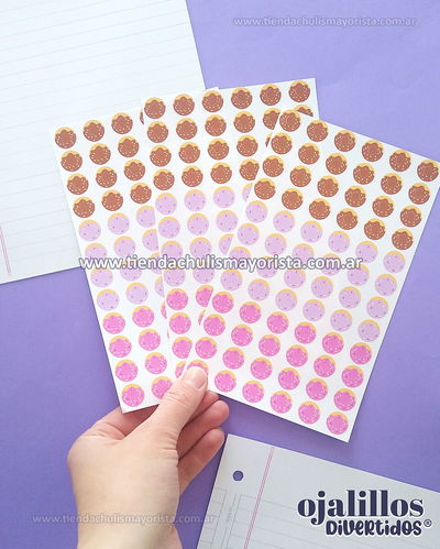 Ojalillos divertidos donas completas