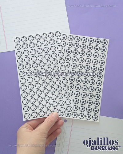 Ojalillos divertidos pelota fútbol