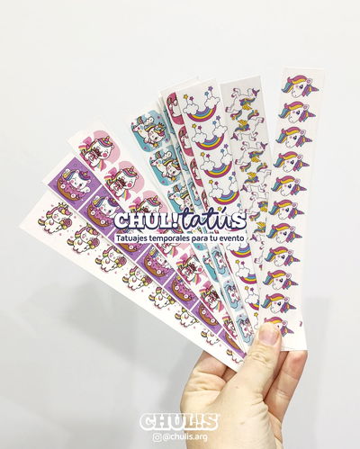 Tatuajes temporales en tira