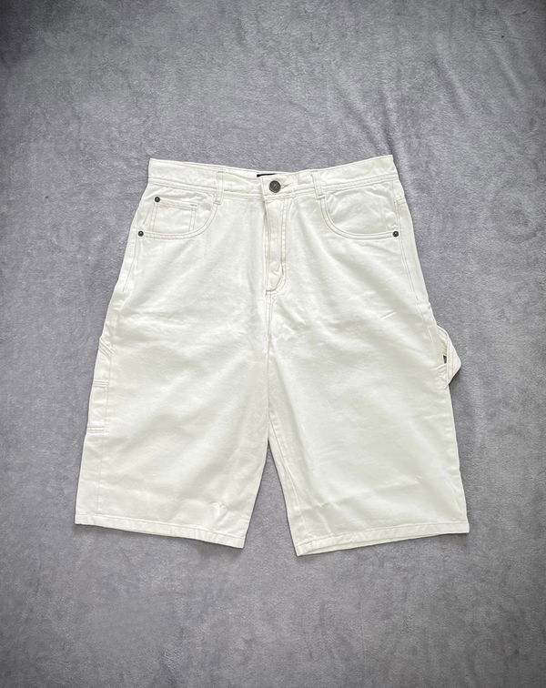 Bermuda baggy “CREAM” blanco