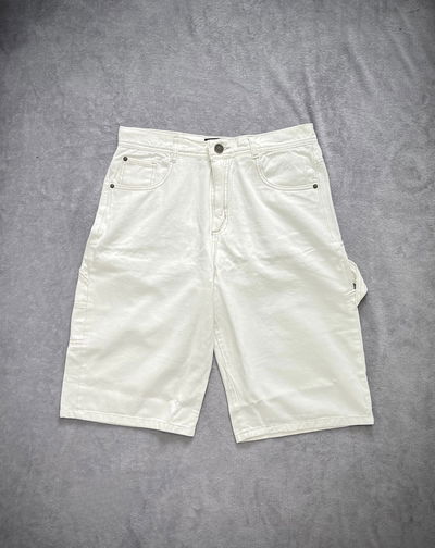 Bermuda baggy “CREAM” blanco