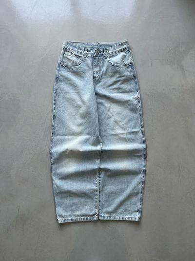 Jean baggy "ICE" - celeste