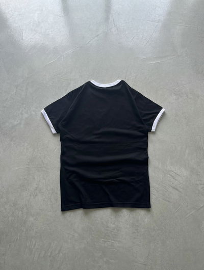 Remera slim fit "SUMMER" - negro