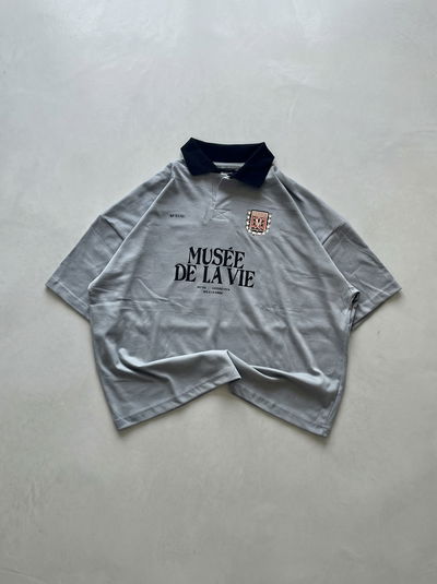 Chomba boxy fit "MUSEE" - gris