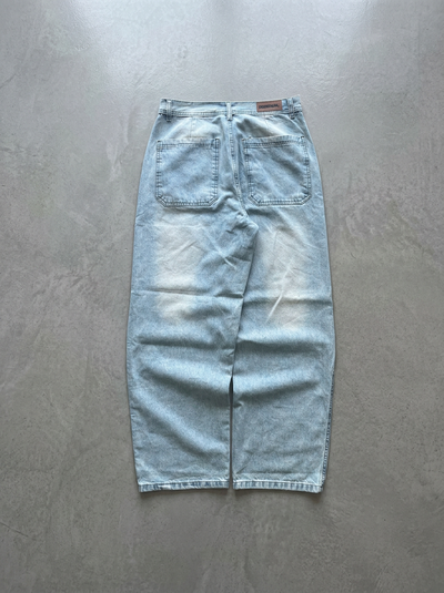 Jean baggy "ICE" - celeste