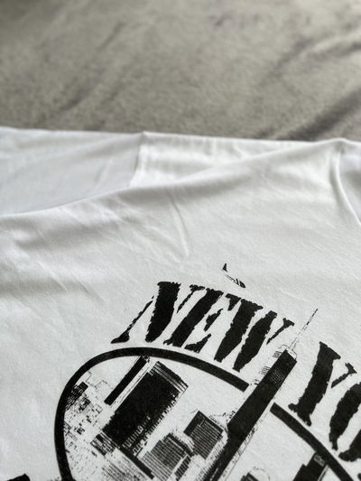 Remera "New York" blanca