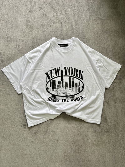 Remera "New York" blanca