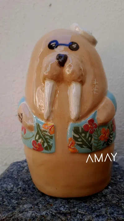 Vaso Tiki Morsa Playa