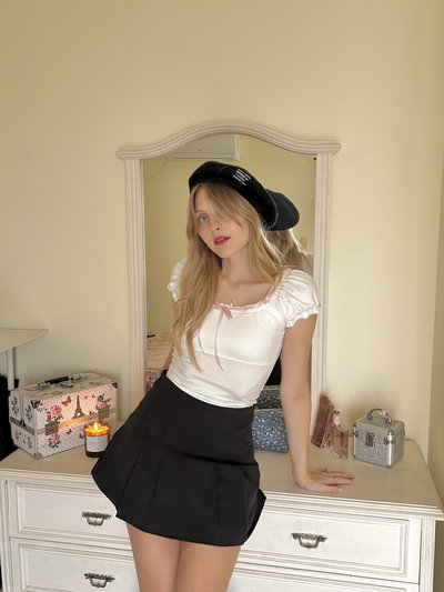 Blusa Rosetta - blanca