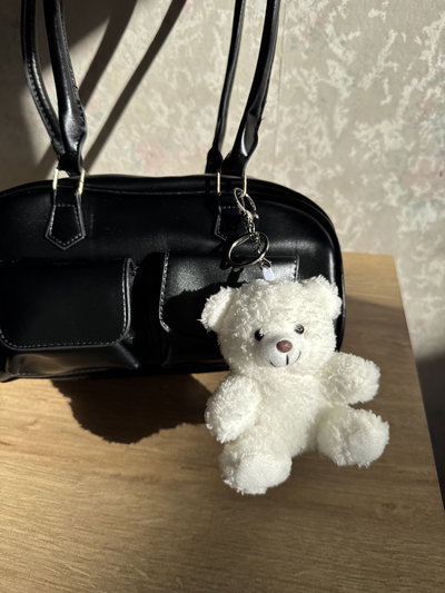 Charm Osito peluche - Blanco 