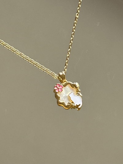 Collar Bloom Kitty - Acero