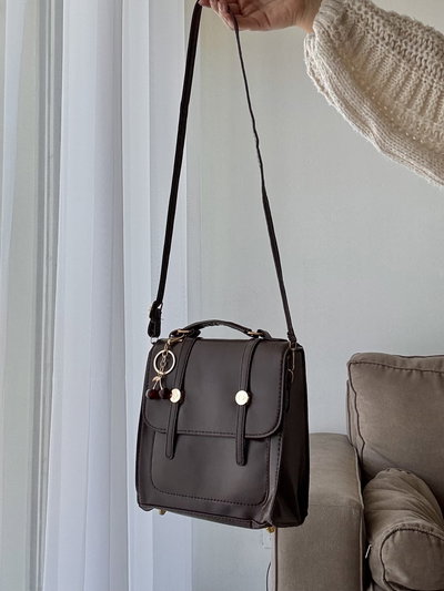 Vintage bag - 2 en 1 - Chocolate