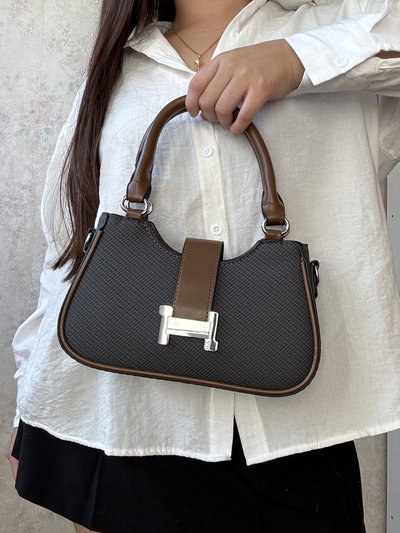Street Chic Bag - Gris y Choco