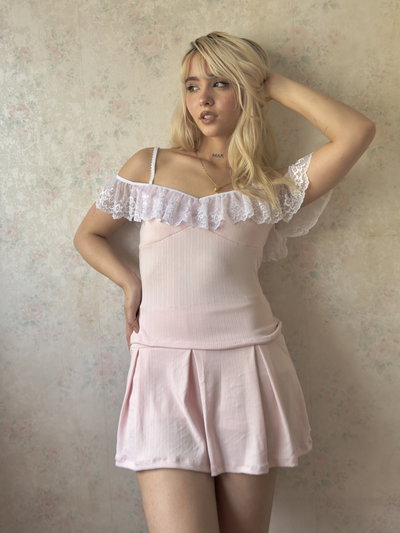 Skort Anneliese rosa claro