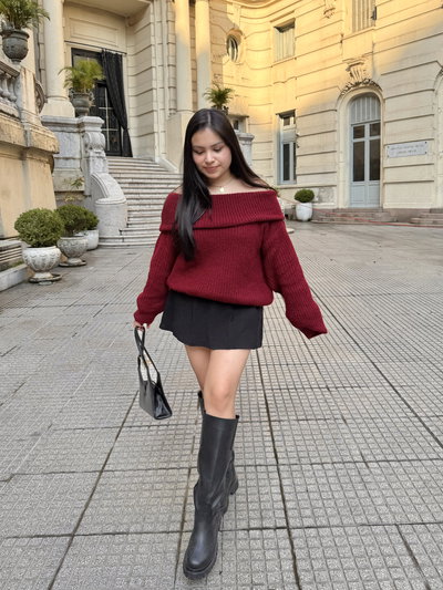 Sweater Vanilla - Bordo