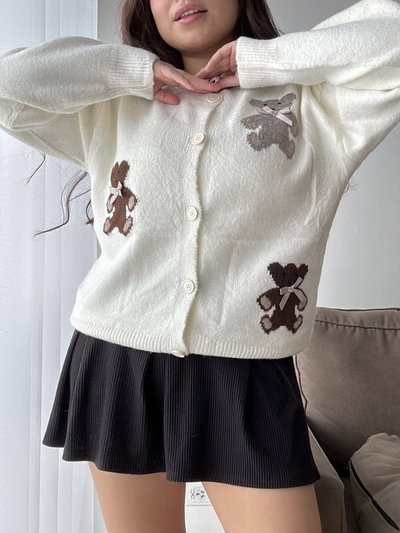 Cardigan Soft Bear - Natural