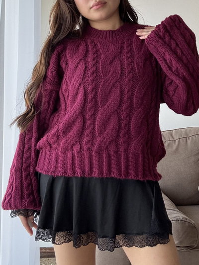 Sweater Almond - Vino