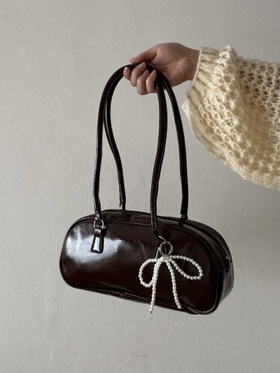 Dreamy Bag con charm - Dark brown