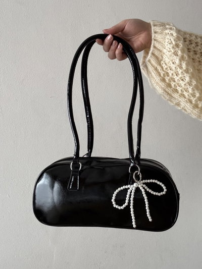 Dreamy Bag con charm - Negro