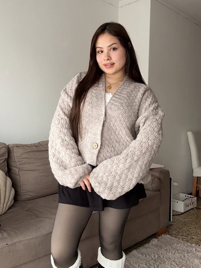 Cardigan Nube - Crema