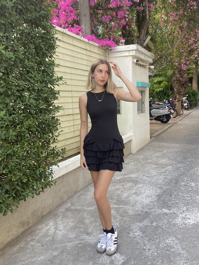 Vestido Delphine - Negro
