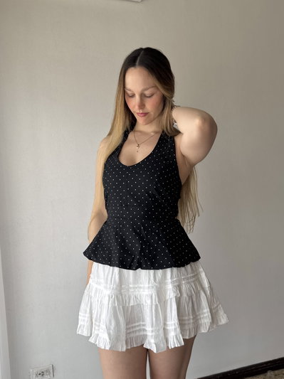Blusa Dottie - Negro