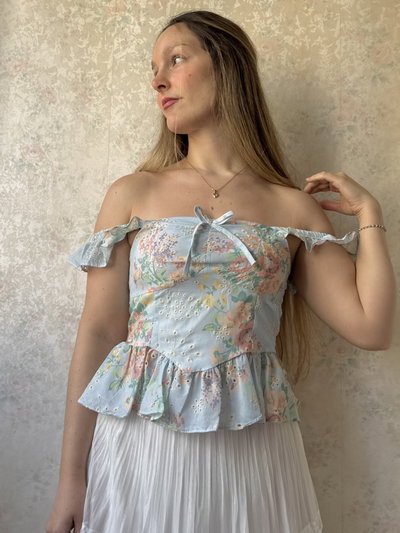 Blusa Sybil - Celeste