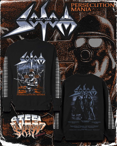 Sodom - Persecution Mania - Buzo Cuello Redondo