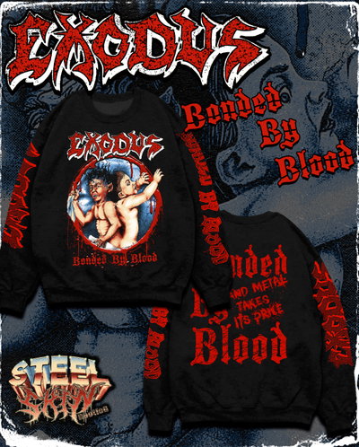 Exodus - Bonded By Blood - Buzo Cuello Redondo