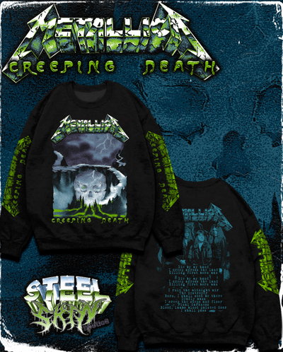 Metallica - Creeping Death - Buzo Cuello Redondo
