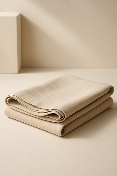 Mantel redondo beige