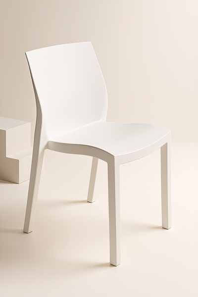 Silla Paris plastica reforzada blanca
