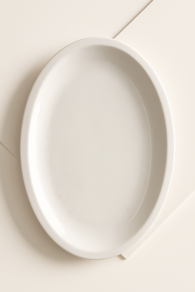 Bandeja ovalada cerámica