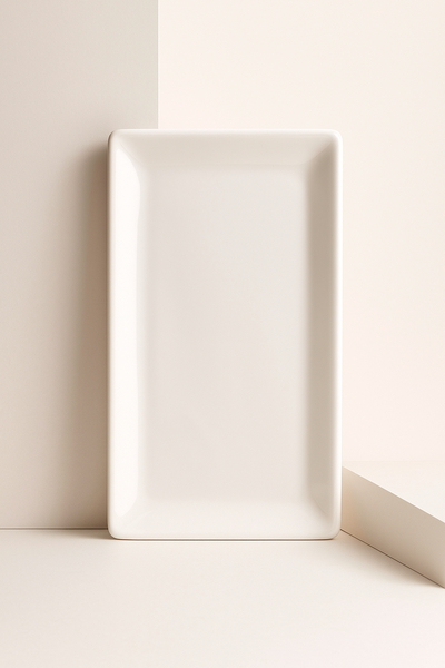 Bandeja rectangular cerámica