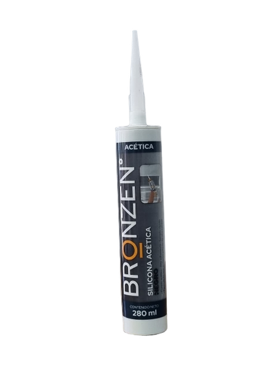 Silicona Acética Negro 280ml Bronzen