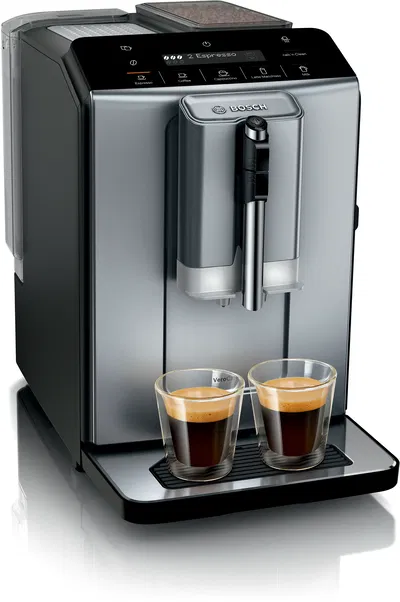 Cafetera superautomática VeroCafe Diamond titanium metallic Bosch Serie 2