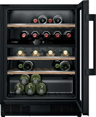 Vinotecas integrables con puerta de cristal Bosch Serie 6