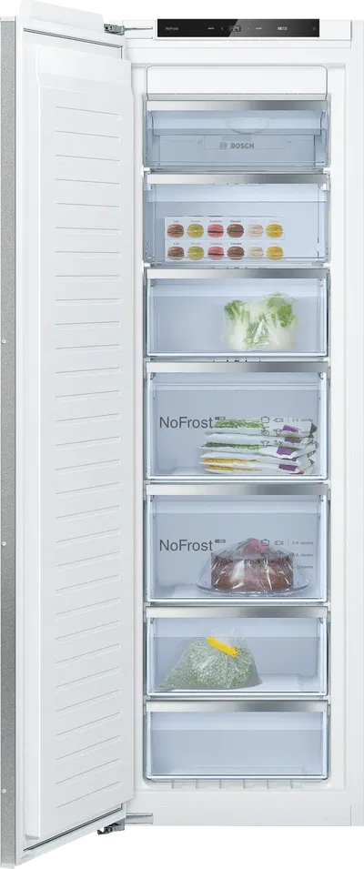 Freezer vertical integrable panelable Bosch Serie 6