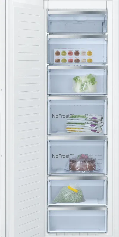 Freezer vertical integrable panelable Bosch Serie 6