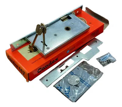 Cerradura Candex 117 + 2 Llaves simil Prive 200 Sekur 410