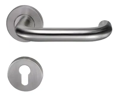Par Picaportes Manijas Startec Hafele Acero Inox Doble Balancin