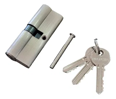 Cilindro Euro Llave Yale 50/30mm 80mm Reforzado + 3 Llaves