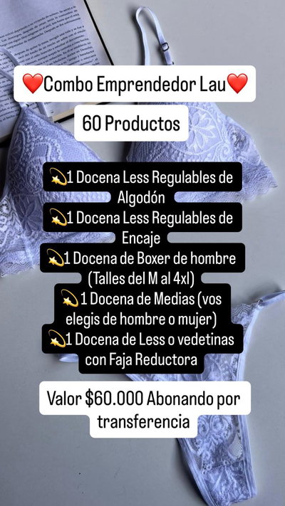 COMO EMPRENDEDOR LAU - 60 PRODUCTOS