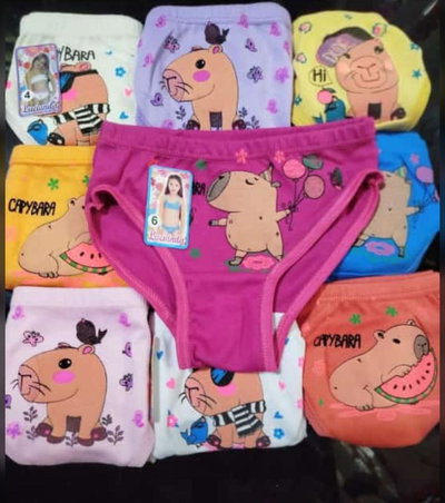 BOMBACHAS DE NENA DE CAPIBARA-DOCENA