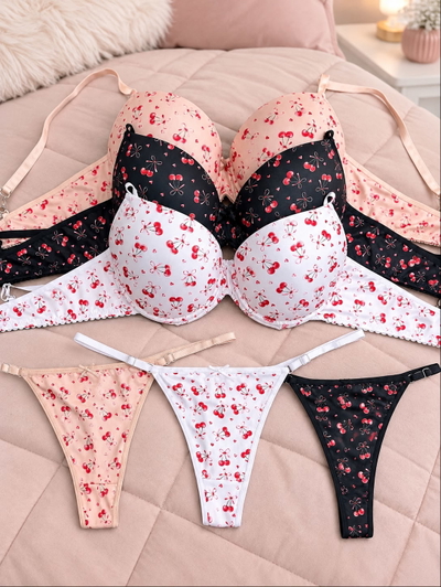 Conjunto Cereza - Pack x 4