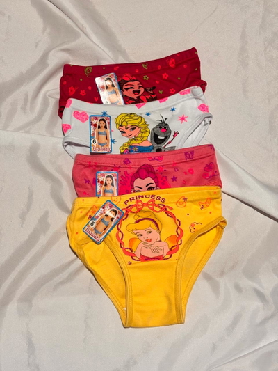 Bombachas de Nena - Talle 6- Pack x 4